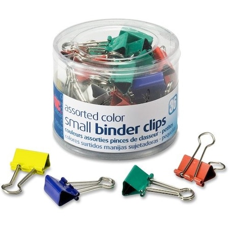 Officemate International Officemate 31028, ASSORTED COLORS BINDER CLIPS, SMALL, 36 OIC31028